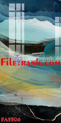 Download file gốc File gốc in bộ tranh decor treo tráng gương canvas FA5506 (in mica) trong suốt