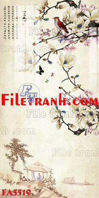 File tranh File gốc in bộ tranh decor treo tráng gương canvas FA5519 (gốc) chủ đề tĩnh vật