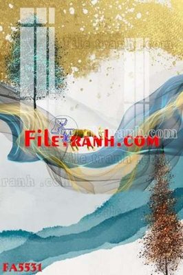 File in mica File gốc in bộ tranh decor treo tráng gương canvas FA5531 (bản gốc) sắc sảo