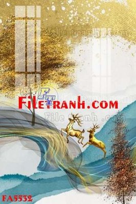 Tải file gốc File gốc in bộ tranh decor treo tráng gương canvas FA5532 dùng cho in ấn