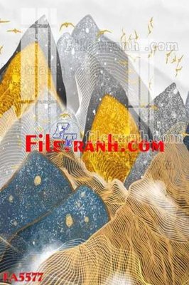 File gốc in mica File gốc in bộ tranh decor treo tráng gương canvas FA5577 chất lượng
