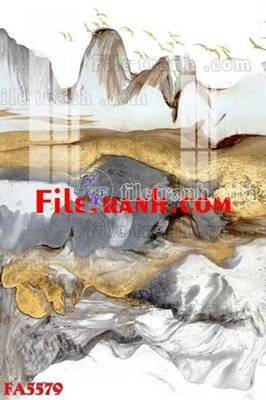 File gốc File gốc in bộ tranh decor treo tráng gương canvas FA5579 (in 3D) nghệ thuật