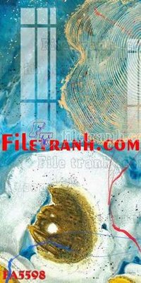 File ảnh gốc File gốc in bộ tranh decor treo tráng gương canvas FA5598 không vỡ nét