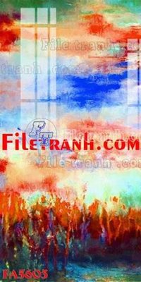 File in mica File gốc in bộ tranh decor treo tráng gương canvas FA5603 (bản gốc) sắc sảo