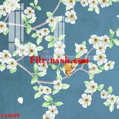 File tranh File gốc in bộ tranh decor treo tráng gương canvas FA5629 (bản gốc) in lụa 5D