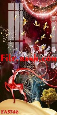 File gốc File gốc in bộ tranh decor treo tráng gương canvas FA5746 (PNG) trong suốt (transparent)