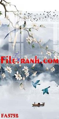 File tranh File gốc in bộ tranh decor treo tráng gương canvas FA5752 (ảnh gốc) độ nét vượt trội