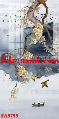File gốc File gốc in bộ tranh decor treo tráng gương canvas FA5753 (AI/EPS) cho in ấn