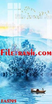 File tranh File gốc in bộ tranh decor treo tráng gương canvas FA5795 (ảnh gốc) sắc nét hoàn hảo