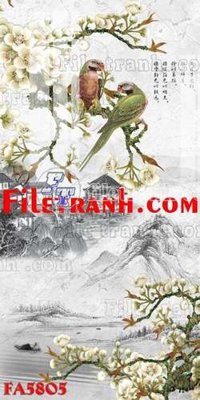 File tranh File gốc in bộ tranh decor treo tráng gương canvas FA5805 (gốc) chủ đề tĩnh vật