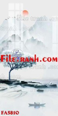 File tranh File gốc in bộ tranh decor treo tráng gương canvas FA5810 (ảnh gốc) cho in ấn kỹ thuật số