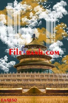 File tranh File gốc in bộ tranh decor treo tráng gương canvas FA5830 (file gốc) chuẩn màu in