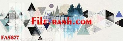 File tranh in mica File gốc in bộ tranh decor treo tráng gương canvas FA5877 (độ phân giải cao)