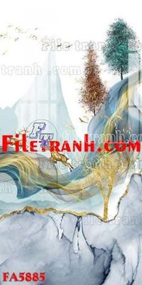 Hình ảnh file gốc File gốc in bộ tranh decor treo tráng gương canvas FA5885 cho in UV