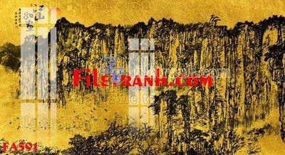 File tranh ảnh gốc File gốc in bộ tranh decor treo tráng gương canvas FA591 dùng cho in khổ lớn