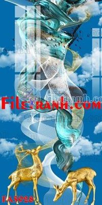 File tranh File gốc in bộ tranh decor treo tráng gương canvas FA5928 (gốc) chủ đề trẻ em