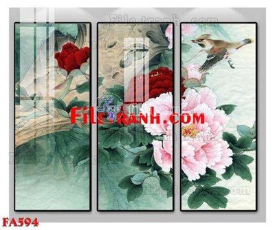 File in ấn cao cấp File gốc in bộ tranh decor treo tráng gương canvas FA594 (file gốc)