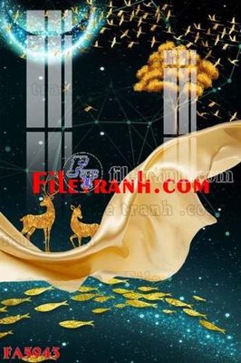 File tranh File gốc in bộ tranh decor treo tráng gương canvas FA5943 (ảnh gốc) sắc nét hoàn hảo