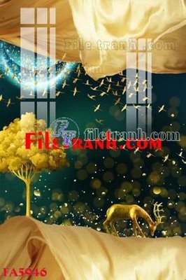 File tranh gốc File gốc in bộ tranh decor treo tráng gương canvas FA5946 (sắc nét từng chi tiết)