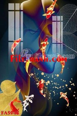File in trần File gốc in bộ tranh decor treo tráng gương canvas FA5947 (file gốc) xuyên sáng