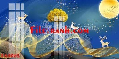 Tải file tranh File gốc in bộ tranh decor treo tráng gương canvas FA5962 (ảnh gốc) ngay