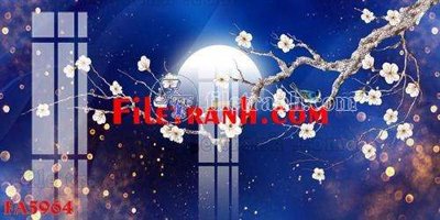 File tranh File gốc in bộ tranh decor treo tráng gương canvas FA5964 (ảnh gốc) in trần nhà