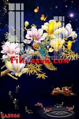 Tải file File gốc in bộ tranh decor treo tráng gương canvas FA5966 (gốc) in tranh tráng gương