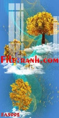 File gốc File gốc in bộ tranh decor treo tráng gương canvas FA5992 (dành cho trang trí nội thất)