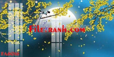 File tranh quảng cáo File gốc in bộ tranh decor treo tráng gương canvas FA6016 (download file gốc)