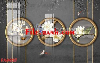 File PSD File gốc in bộ tranh decor treo tráng gương canvas FA6027 (nguyên bản) cho thiết kế