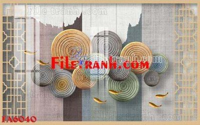 File gốc File gốc in bộ tranh decor treo tráng gương canvas FA6040 (PSD/TIFF) độ phân giải cao