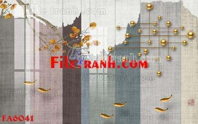 Hình ảnh file gốc File gốc in bộ tranh decor treo tráng gương canvas FA6041 cho in UV