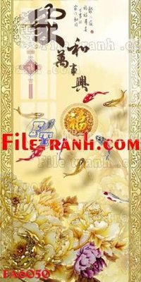 File gốc File gốc in bộ tranh decor treo tráng gương canvas FA6050 (in ấn) không giới hạn