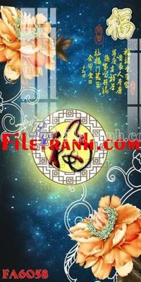 Tải file File gốc in bộ tranh decor treo tráng gương canvas FA6058 (ảnh gốc) in tranh kính