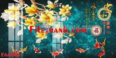 File gốc File gốc in bộ tranh decor treo tráng gương canvas FA6082 (PNG) chất lượng cao