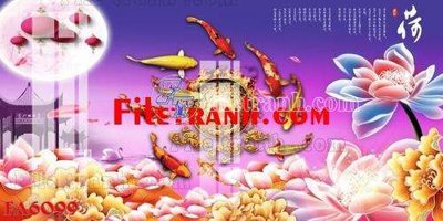 Download file gốc File gốc in bộ tranh decor treo tráng gương canvas FA6099 (in lụa) tranh 3D