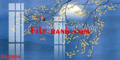 File PSD File gốc in bộ tranh decor treo tráng gương canvas FA6104 (bản gốc) đã tách nền