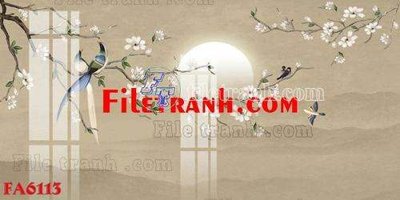 File tranh trang trí File gốc in bộ tranh decor treo tráng gương canvas FA6113 (tải file gốc)
