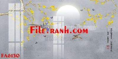 File gốc File gốc in bộ tranh decor treo tráng gương canvas FA6130 (trang trí) phòng trẻ em