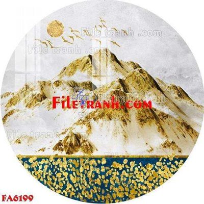 Tải file File gốc in bộ tranh decor treo tráng gương canvas FA6199 (gốc) chủ đề hoa sen