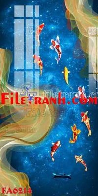 File gốc File gốc in bộ tranh decor treo tráng gương canvas FA6214 (cho in 3D) độc đáo