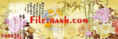 File ảnh File gốc in bộ tranh decor treo tráng gương canvas FA6235 (gốc) cho trang trí nội thất