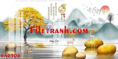 File tranh File gốc in bộ tranh decor treo tráng gương canvas FA6306 (ảnh gốc) độ nét vượt trội