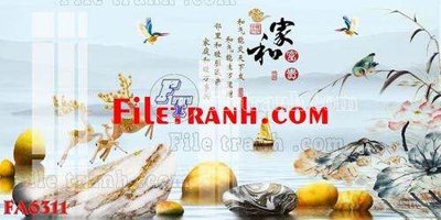 File tranh File gốc in bộ tranh decor treo tráng gương canvas FA6311 (bản gốc) treo quán cafe