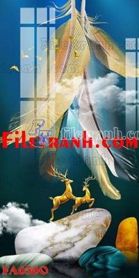 File tranh gốc PSD File gốc in bộ tranh decor treo tráng gương canvas FA6360 còn nguyên layer