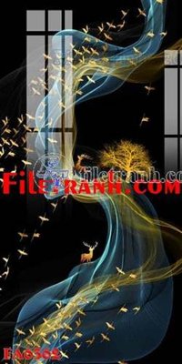 File gốc File gốc in bộ tranh decor treo tráng gương canvas FA6362 (phong cách) tối giản