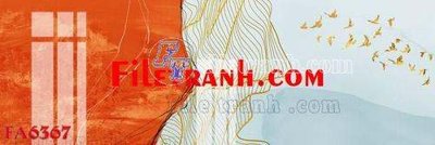 File tranh File gốc in bộ tranh decor treo tráng gương canvas FA6367 (ảnh gốc) độc quyền