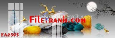 File in ấn cao cấp File gốc in bộ tranh decor treo tráng gương canvas FA6395 (file gốc)