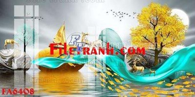Tải file File gốc in bộ tranh decor treo tráng gương canvas FA6408 (ảnh gốc) in tranh kính