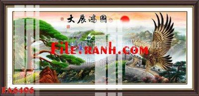 File gốc File gốc in bộ tranh decor treo tráng gương canvas FA6496 (trang trí) phòng trẻ em